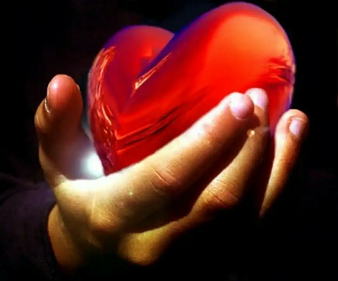 Сердечко в ладошках