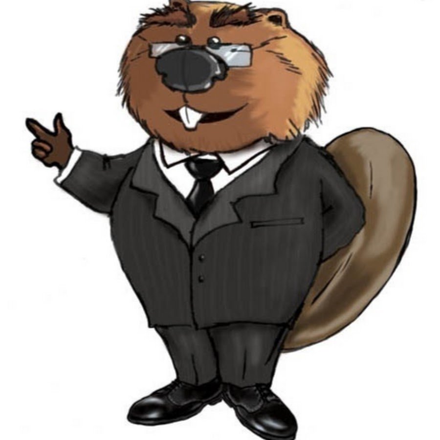 Бобер в костюме