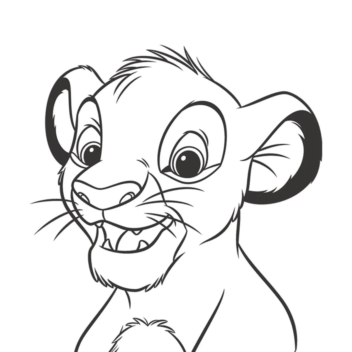 Король Лев поэтапно Симба