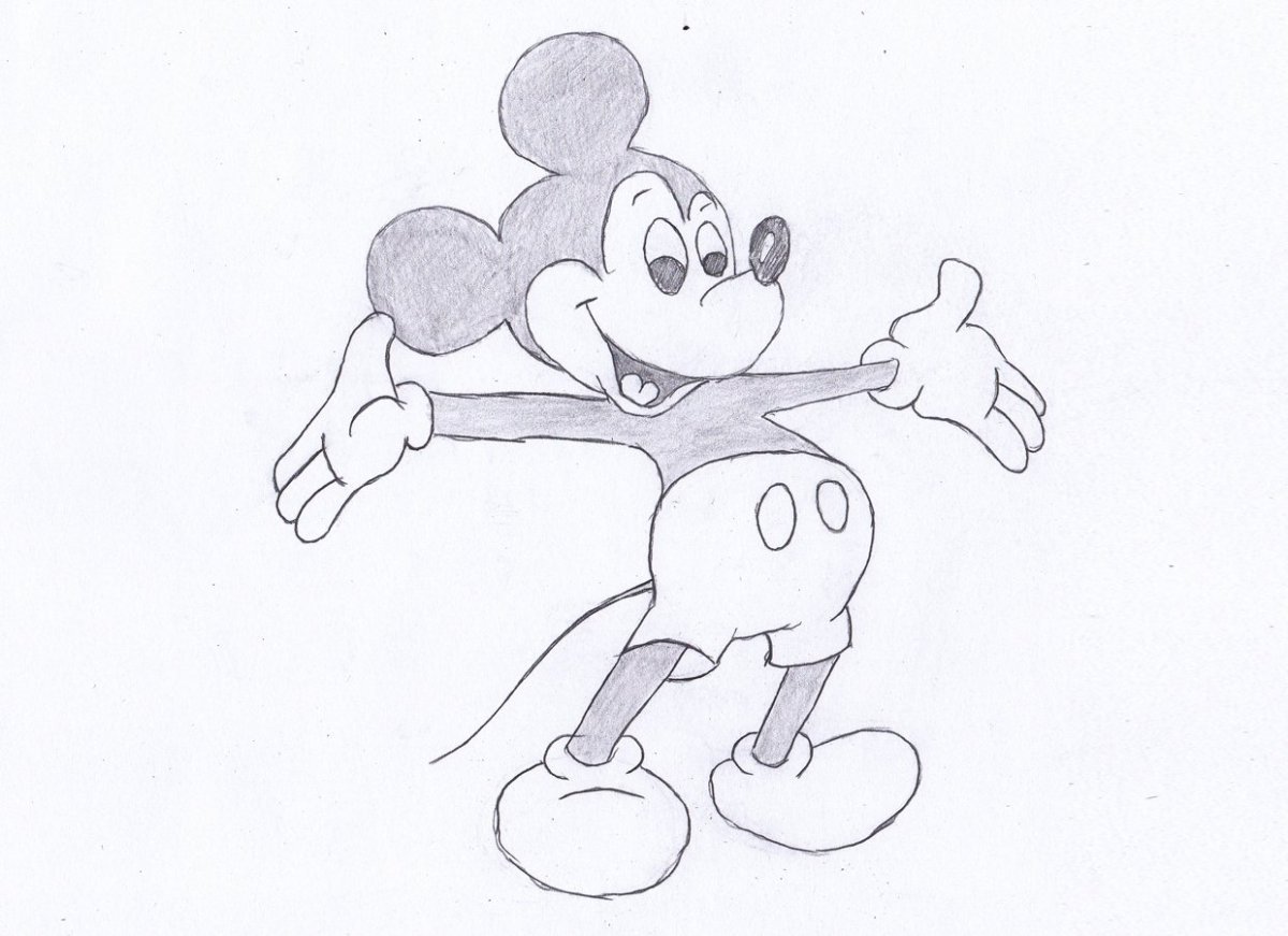 Рисунки для срисовки мультяшки