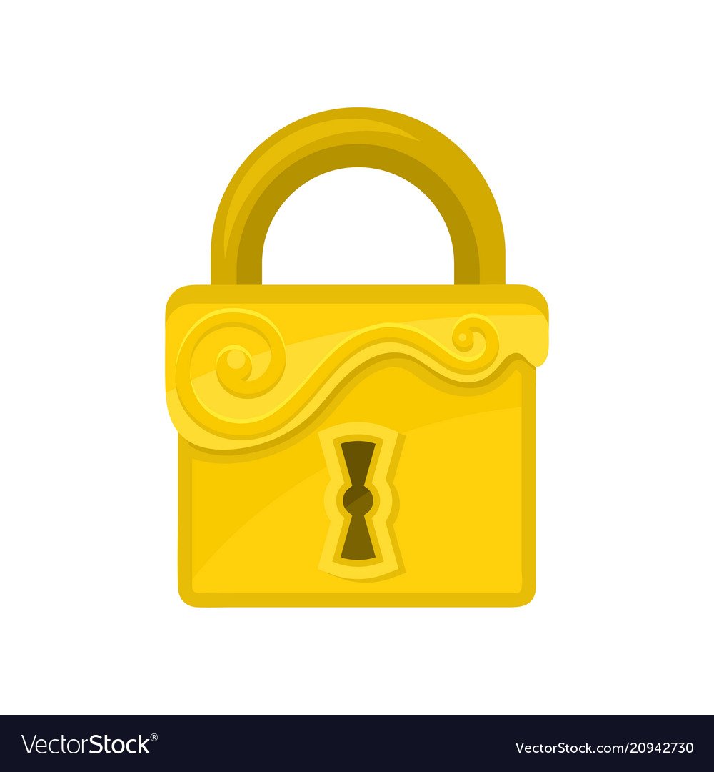 Золотой замок на дверь