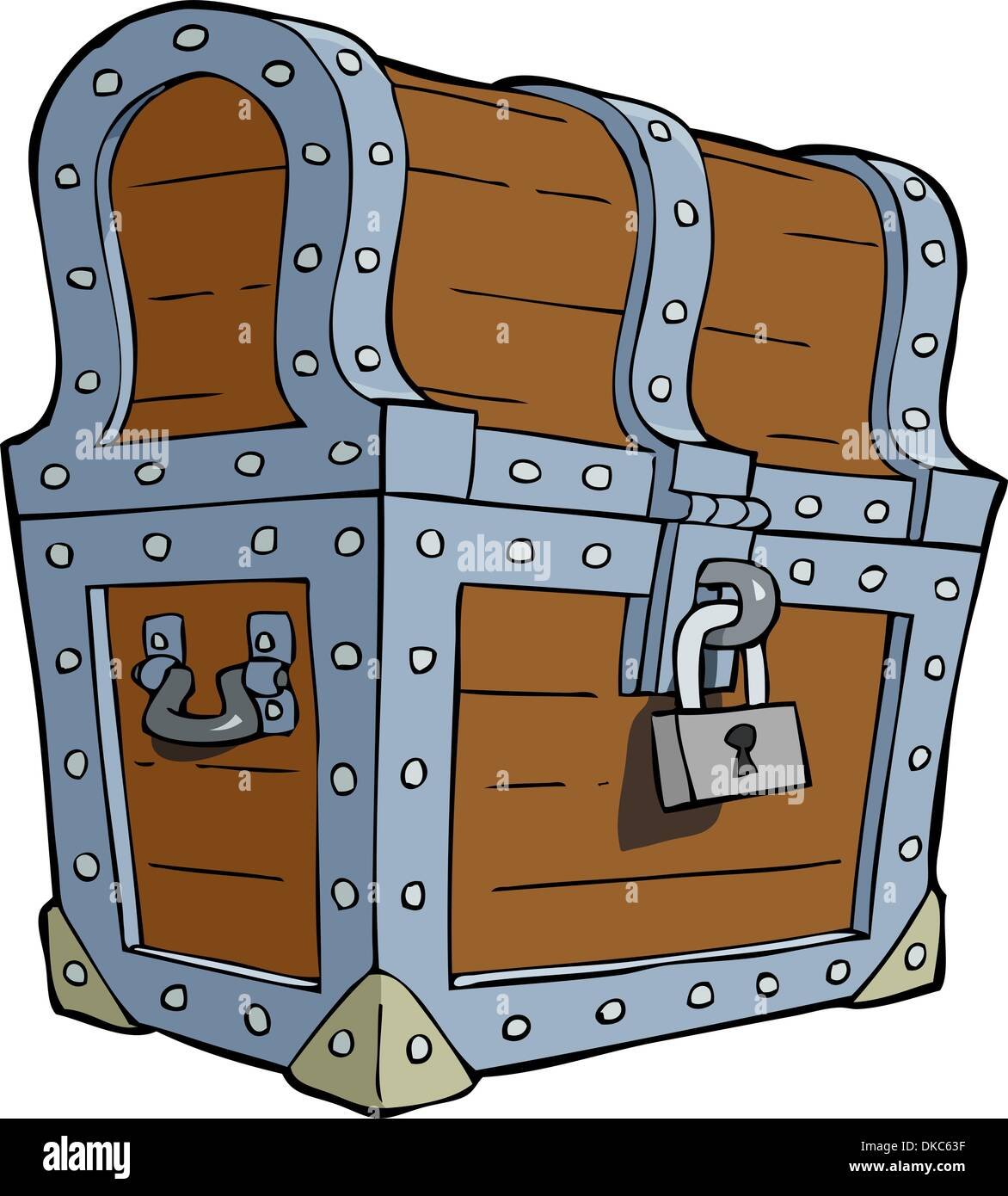 Замок на сундук мультяшный