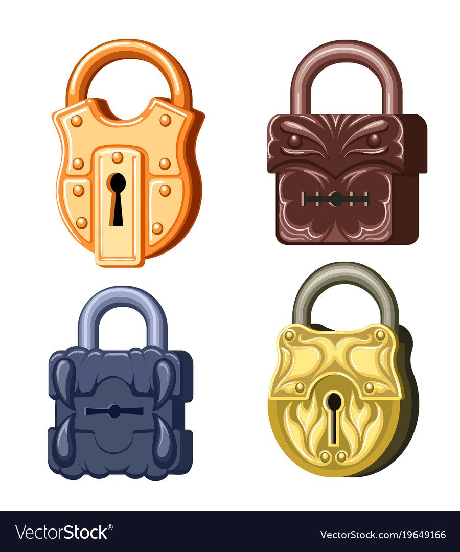 Замок дверной рисунок