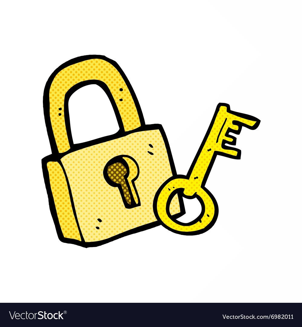 Замок навесной для детей мультяшный