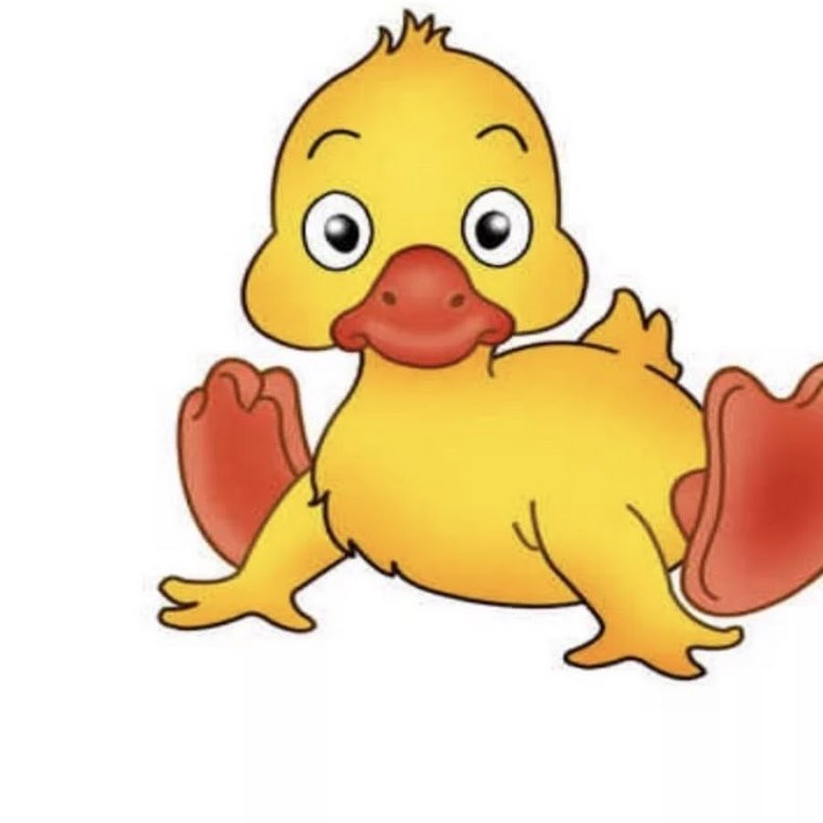 Утка с боку арт