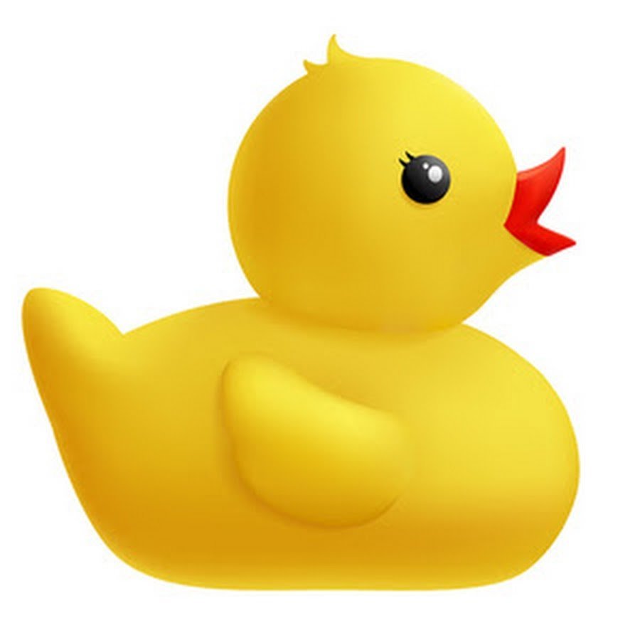 Детский утенок сбоку