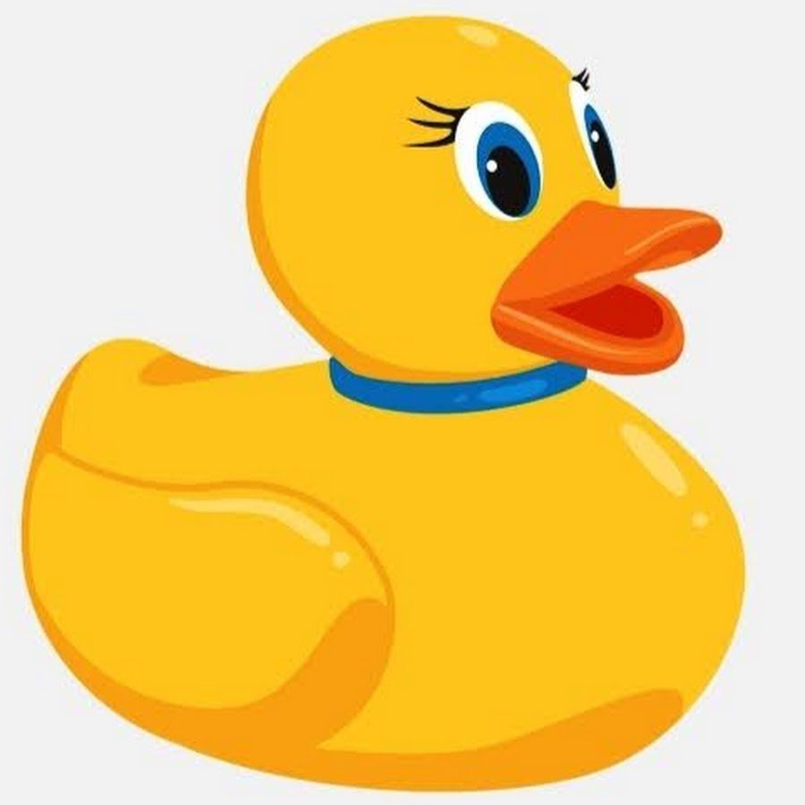 Утка нарисованная