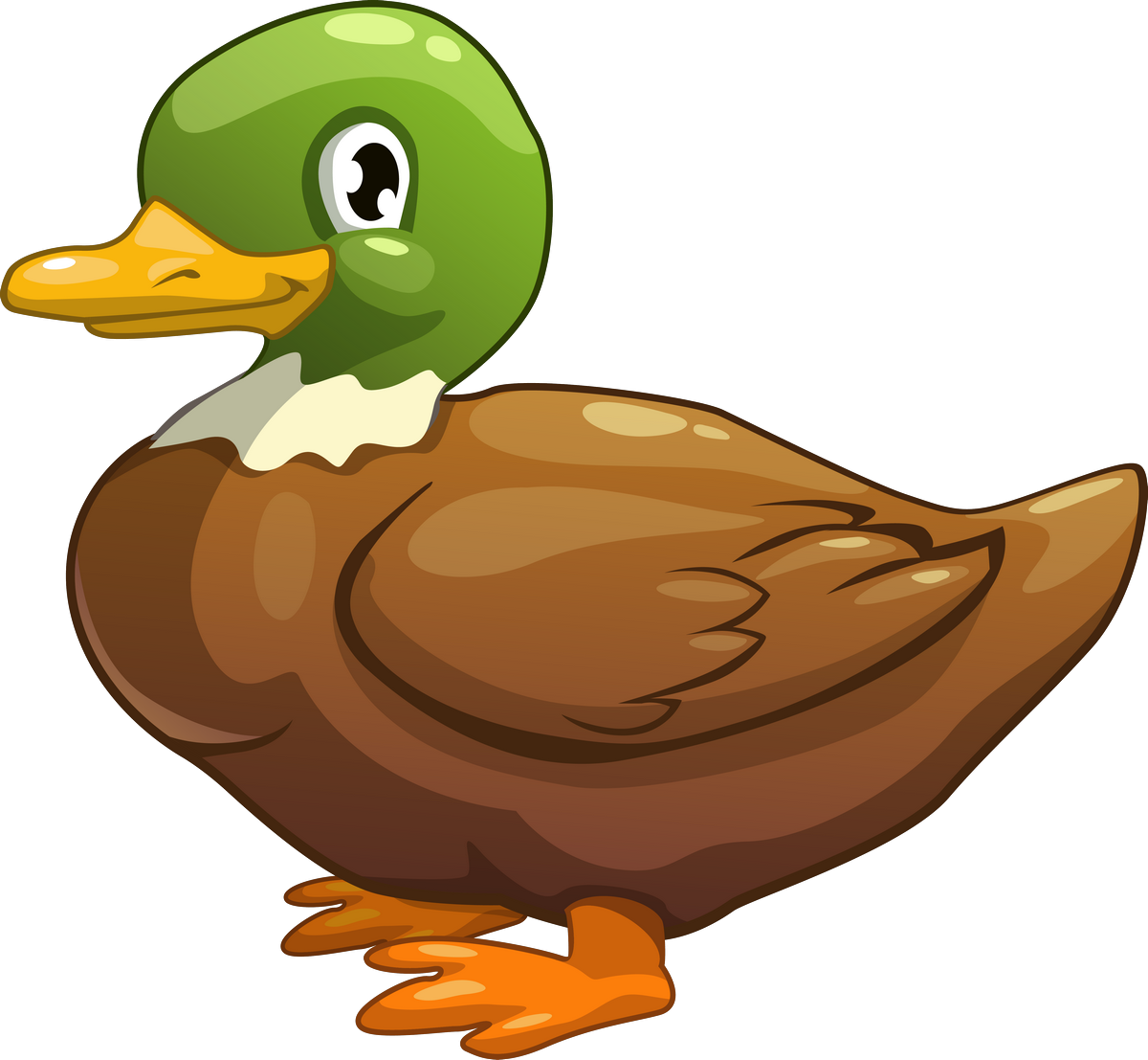 Резиновая утка в иллюстраторе