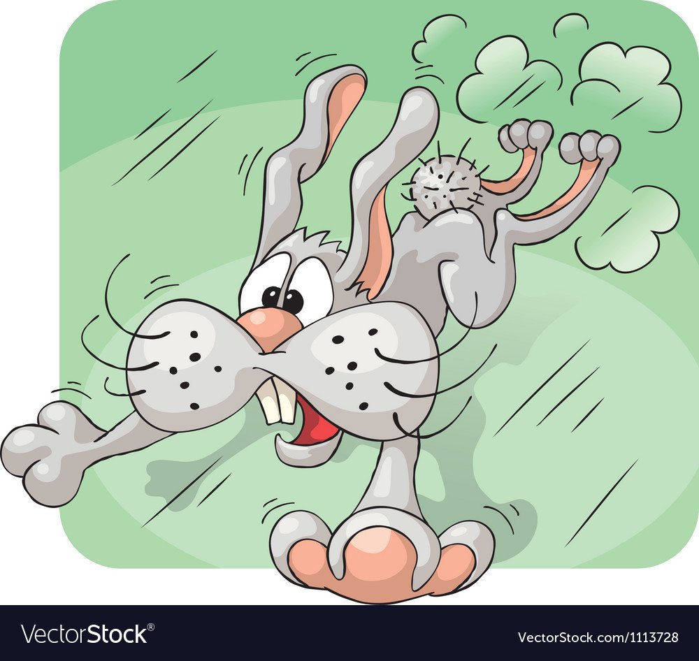 Трусливый заяц