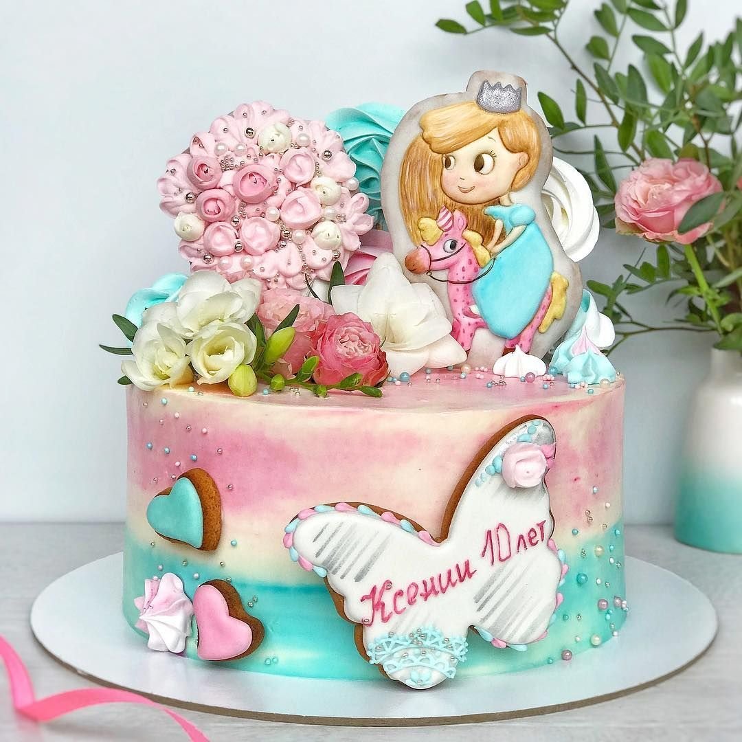 Тортики с пряниками для девочки