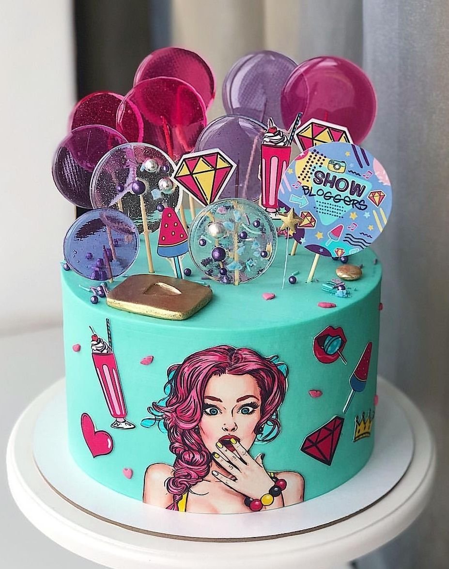 Торт для девочки подростка