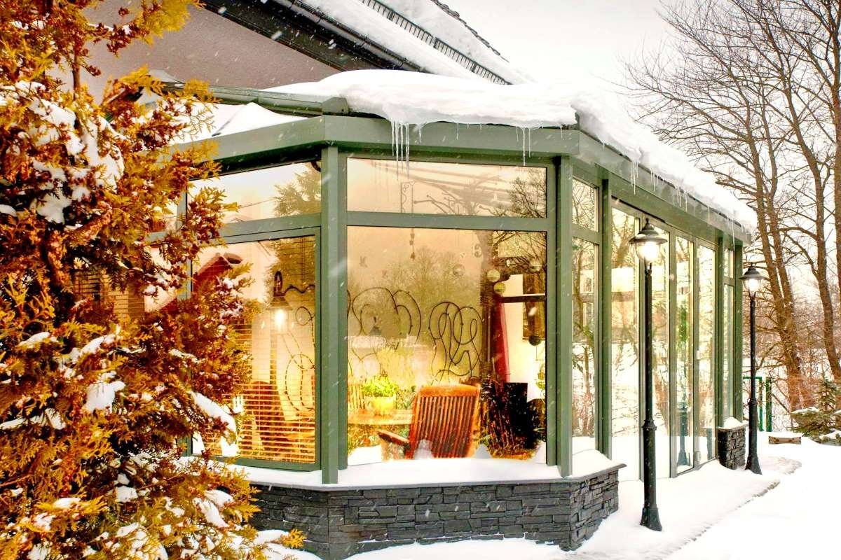 Зимний сад на веранде
