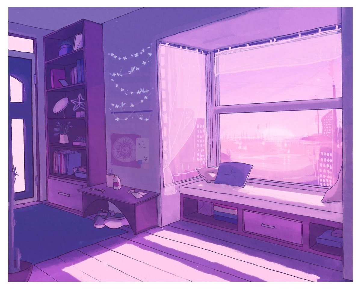 Эстетическая комната аниме