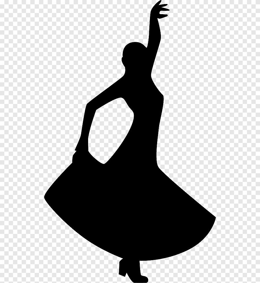 Силуэты танцующих людей