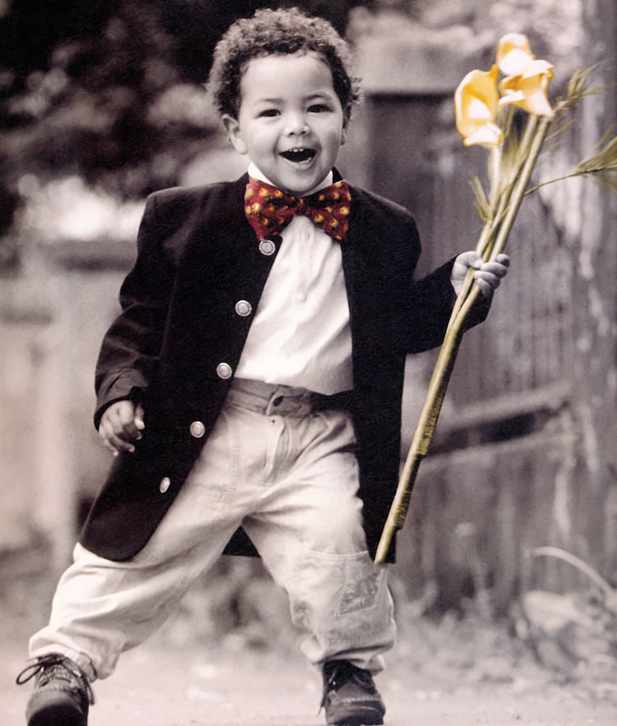 Старое фото цветное девочка