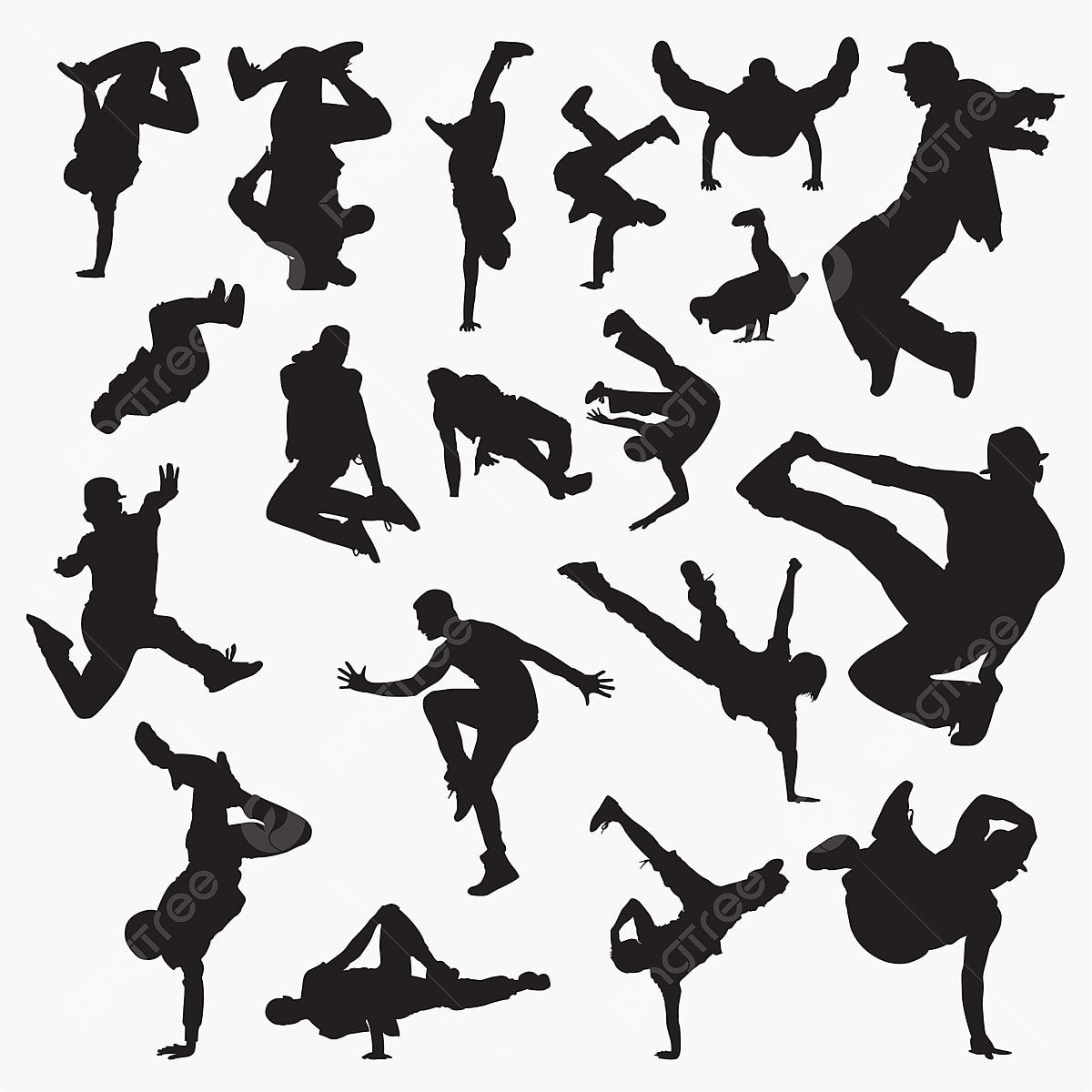 Рок-н-ролл силуэт