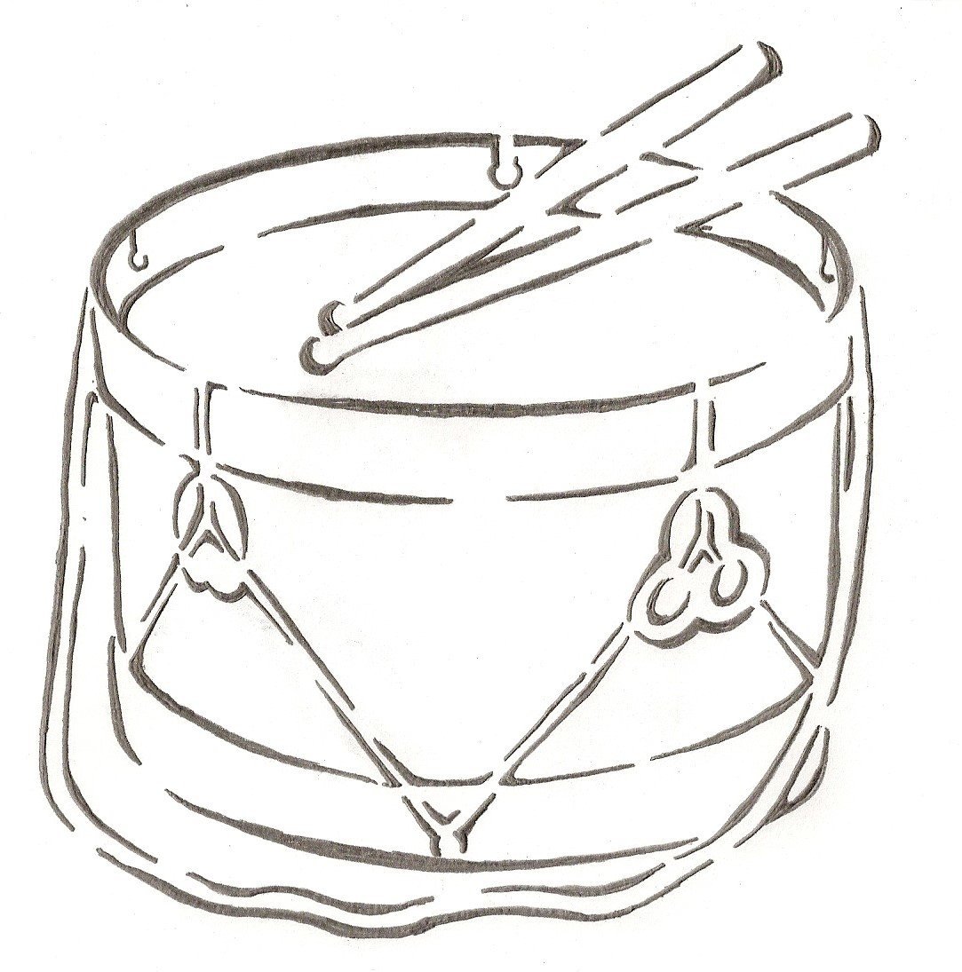 Волшебный барабан иллюстрации