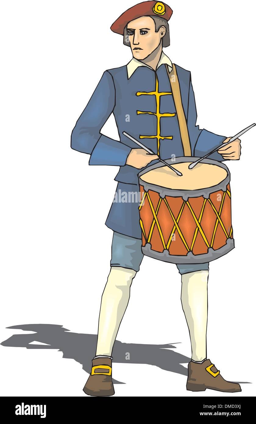 Барабан раскраска без палочек