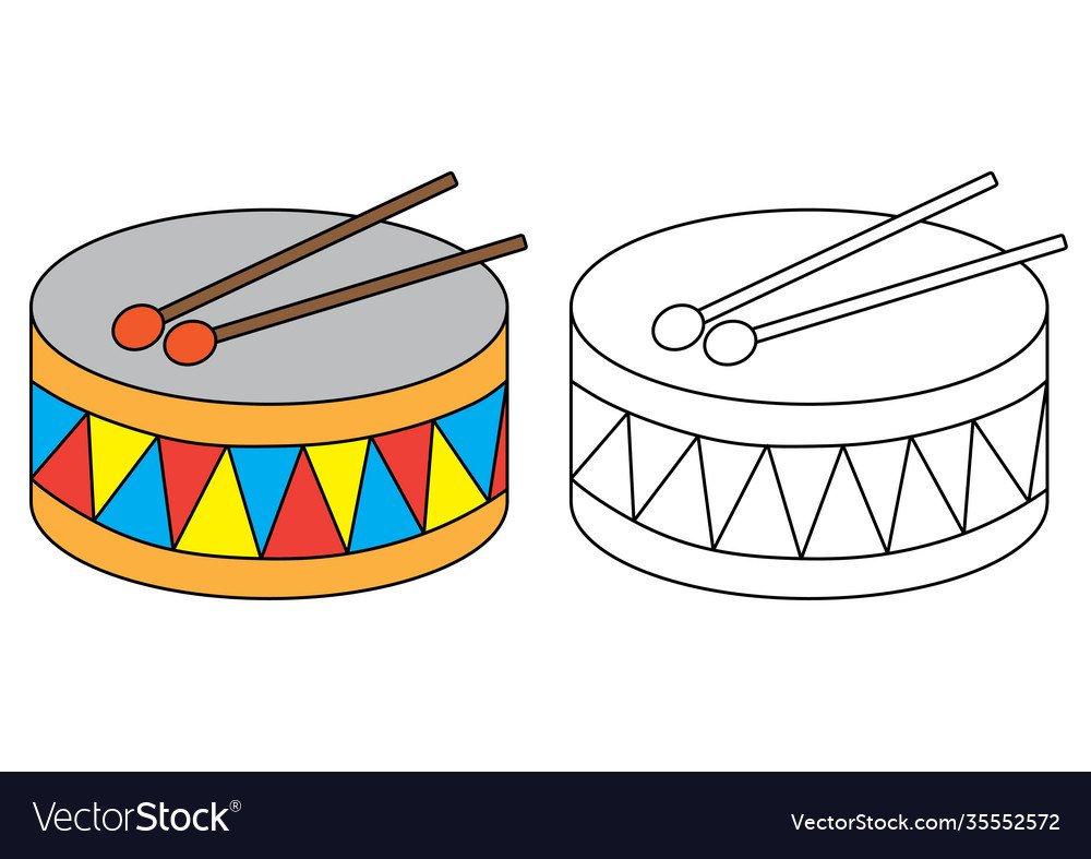 Барабан на шкафчик в детском саду