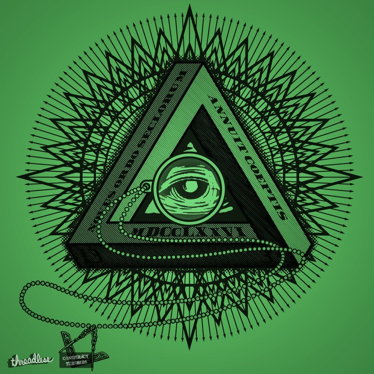 Масонский треугольник без глаза