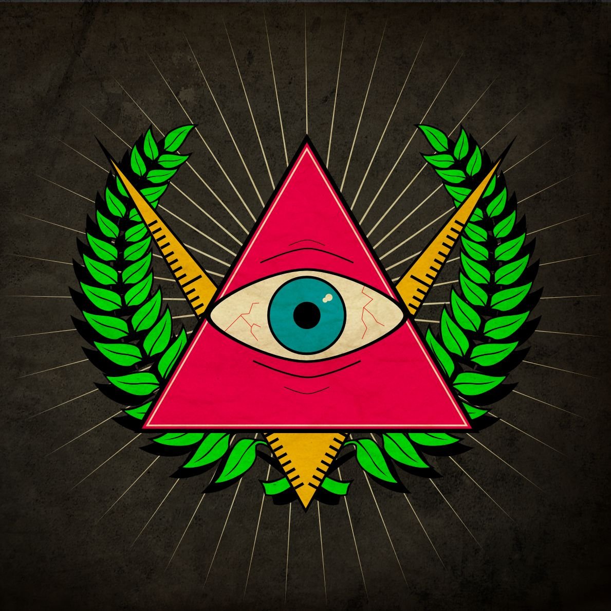 Всевидящее око солнце треугольник