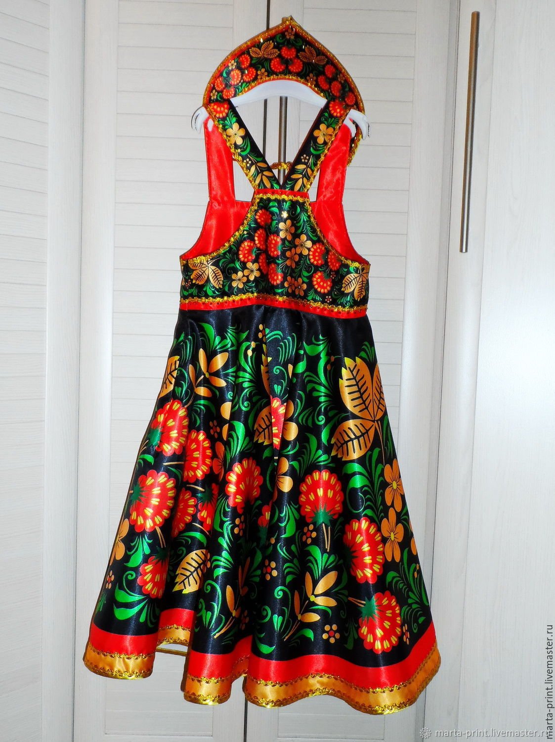 Свадебное платье в Славянском стиле