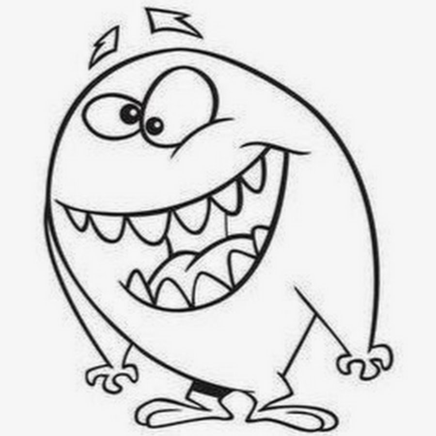 Раскраска существа