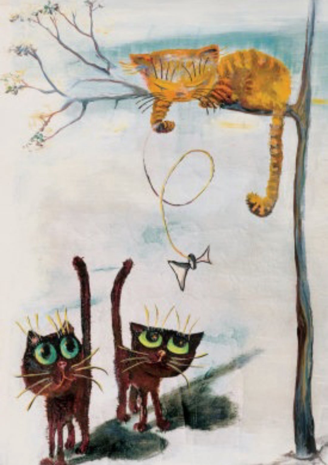 Орис Косьянов коты художник Борис Касьянов