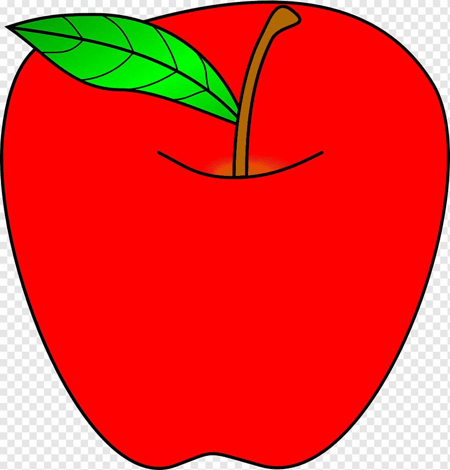 Яблоки мультяшные