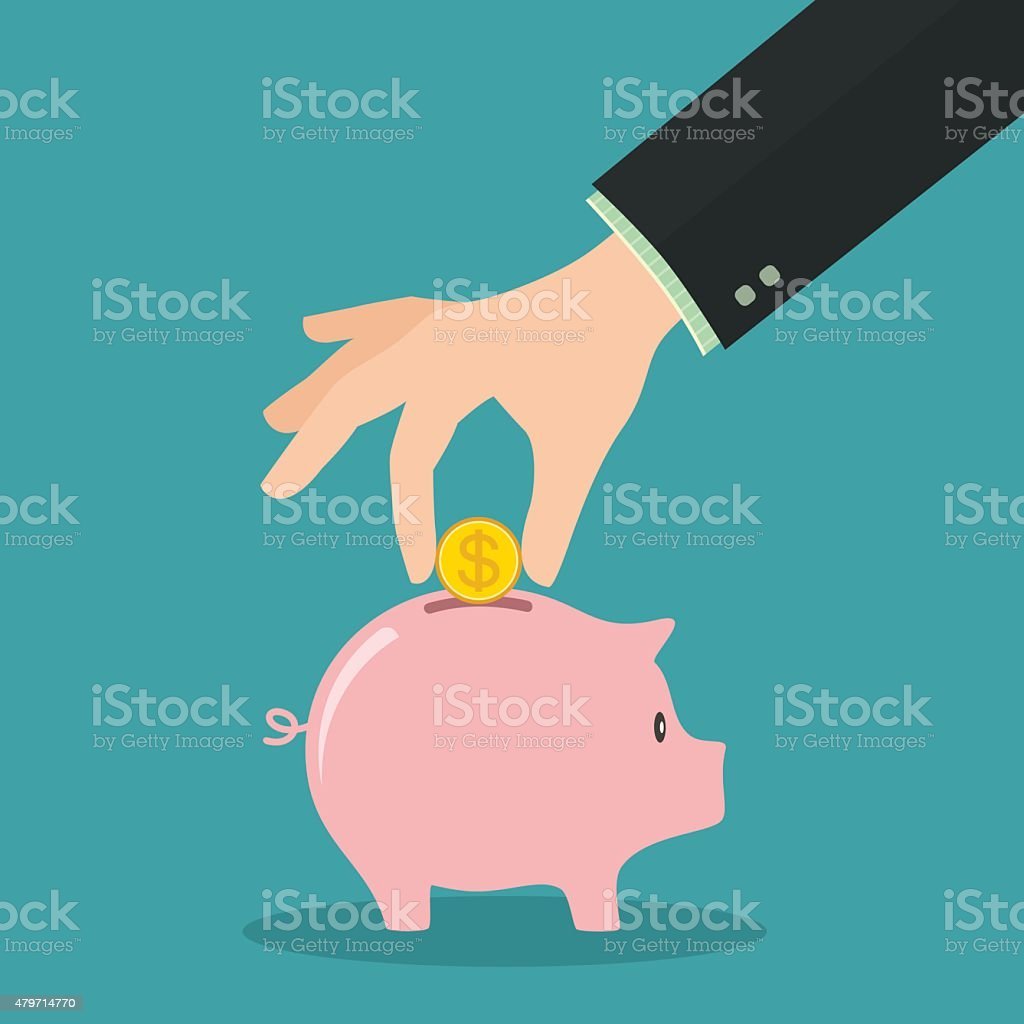 Свинья копилка Графика