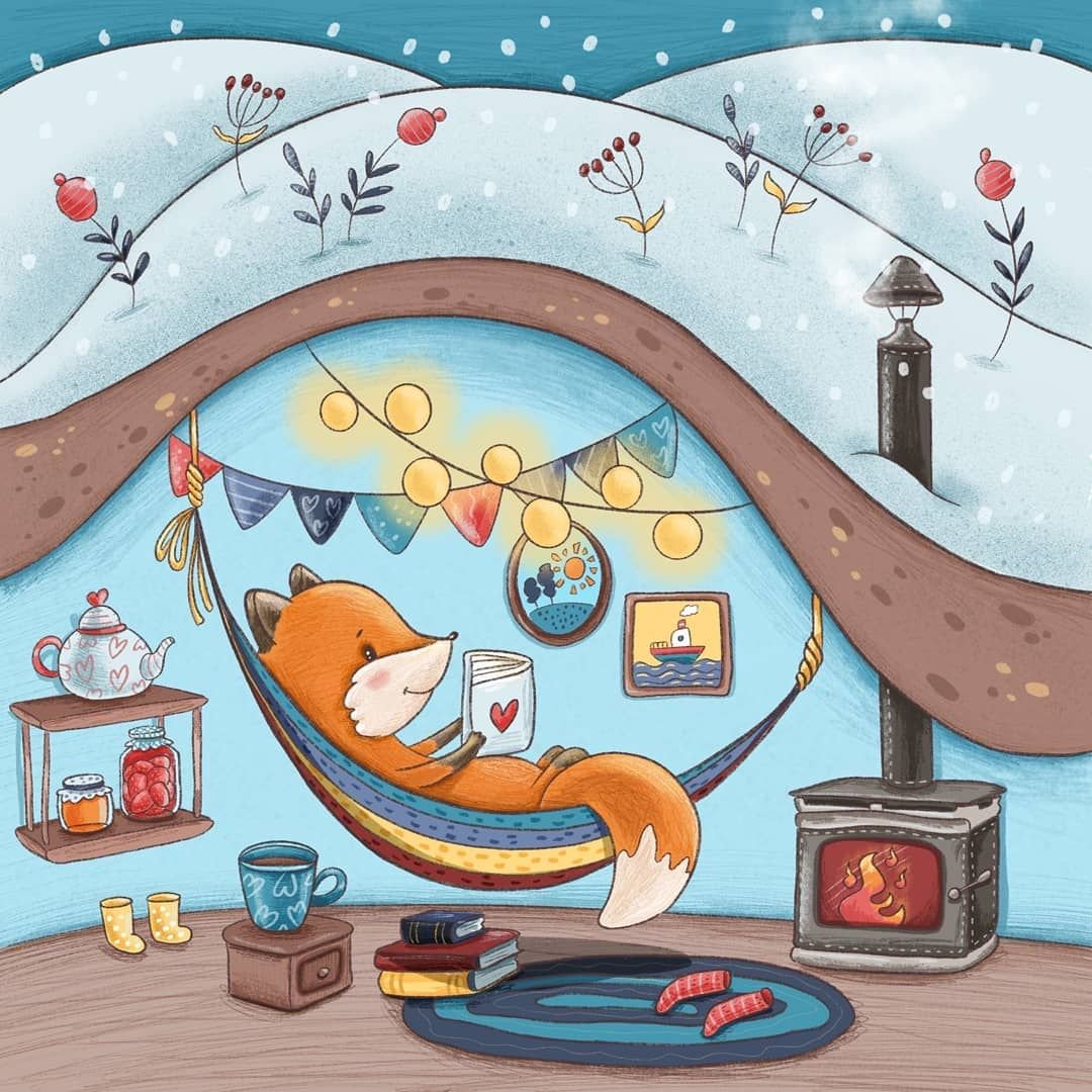 Душевные и уютные иллюстрации