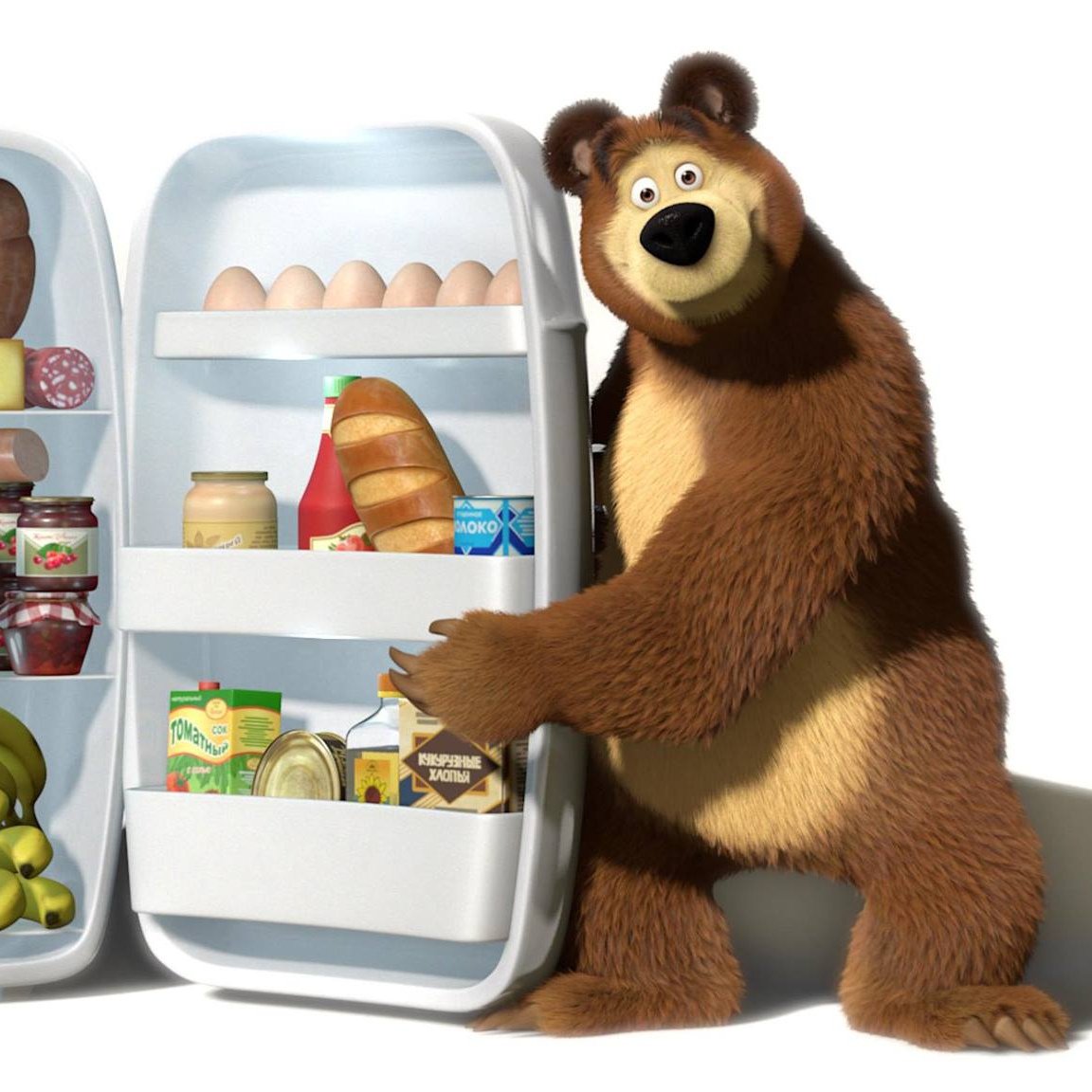 Рисование холодильник