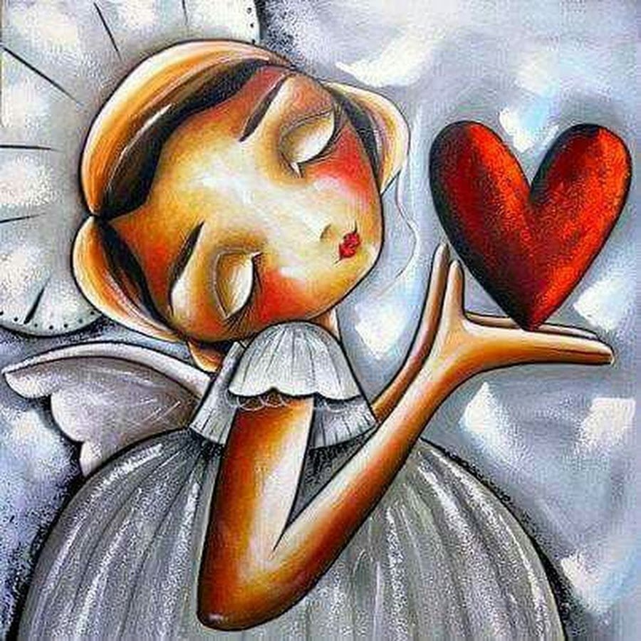 Картина с большим сердцем