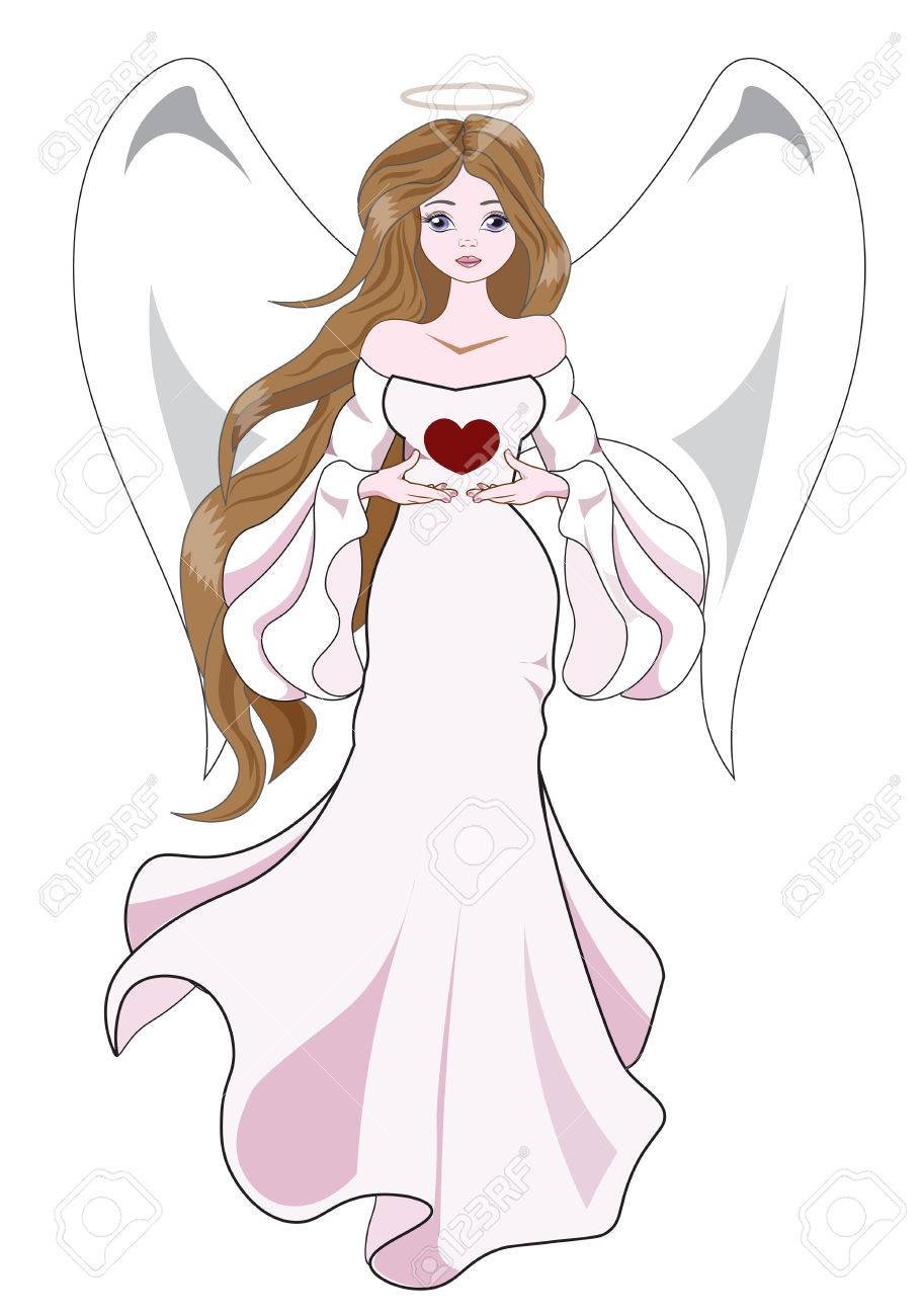 Ангел с сердцем в руках