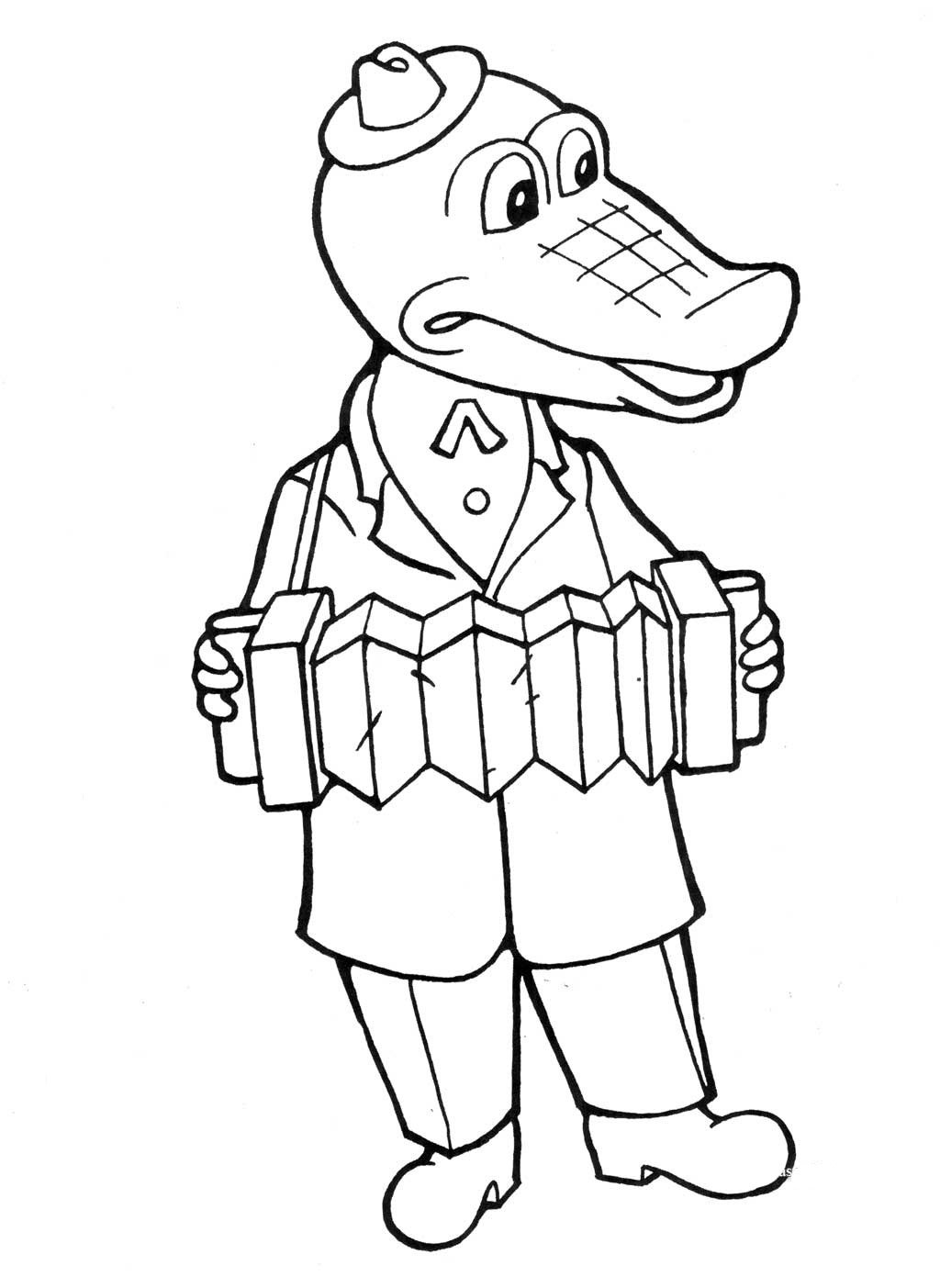 Крокодил Гена персонажи