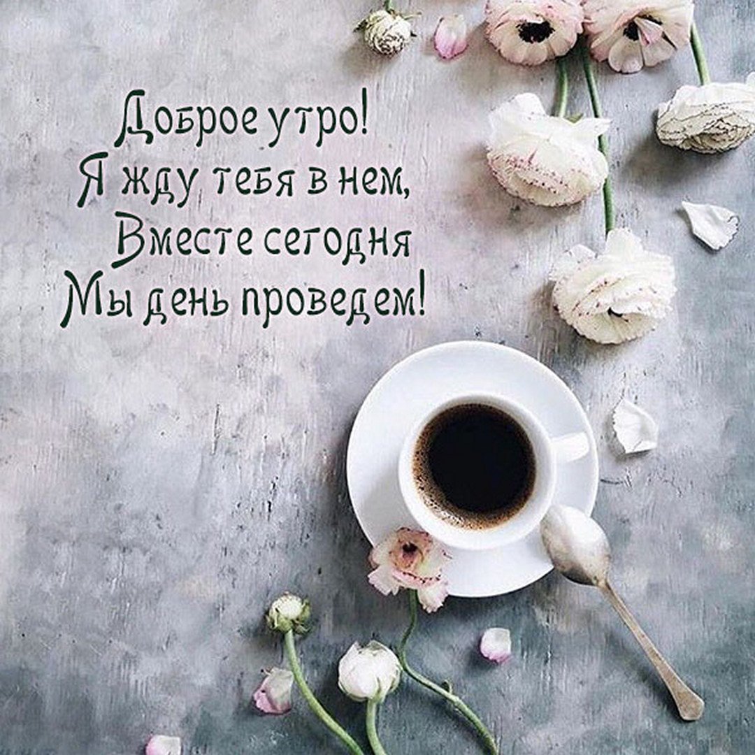 Стильные открытки с добрым утром