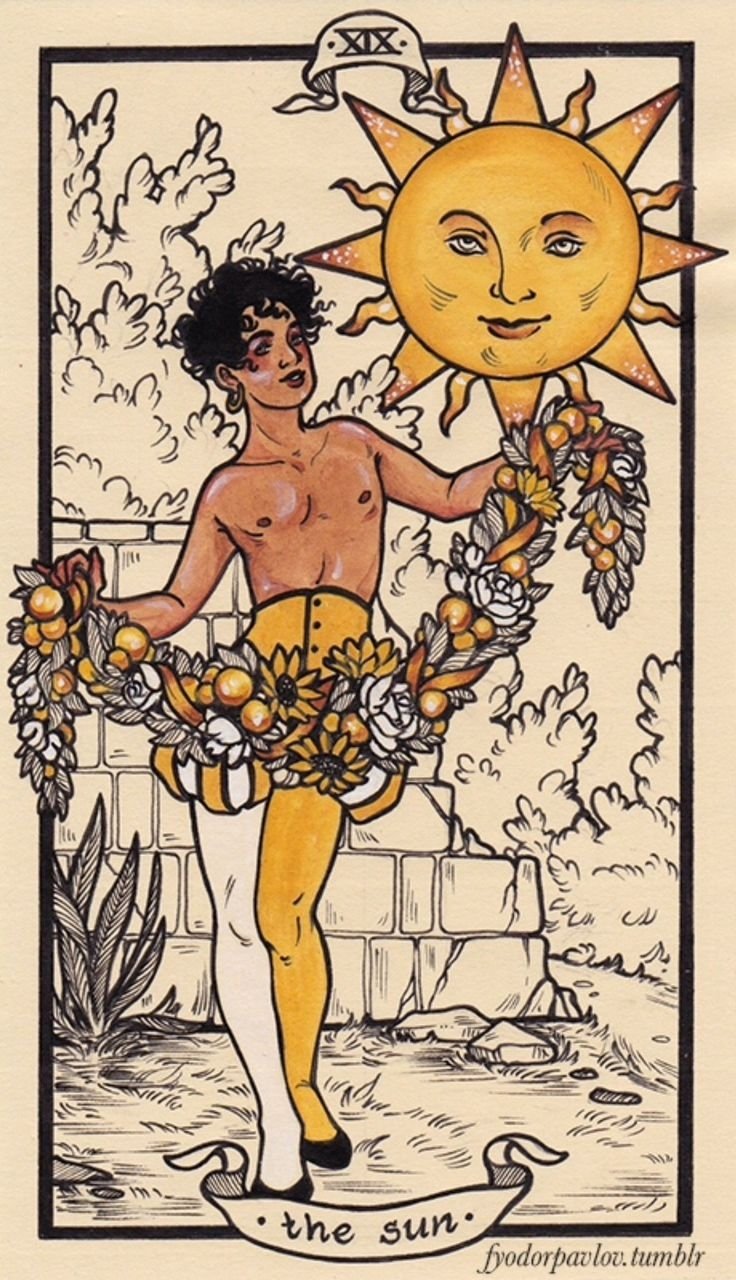 Pagan Otherworlds Tarot Sun