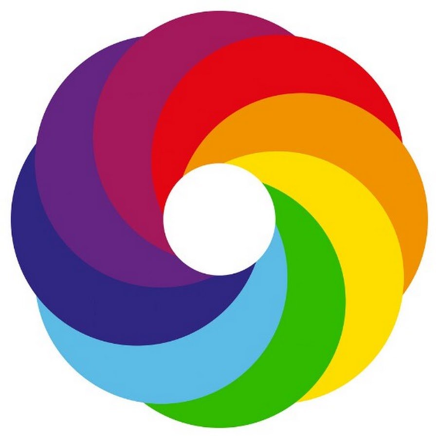 Логотип разноцветный круг