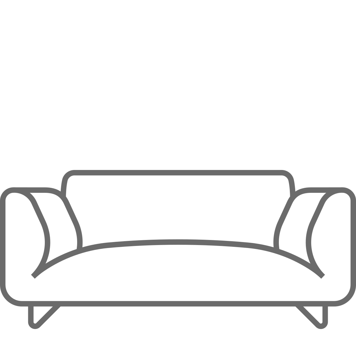 Трафарет дивана