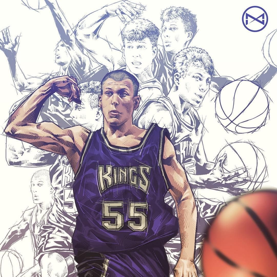 Баскетбольный мяч акварелью