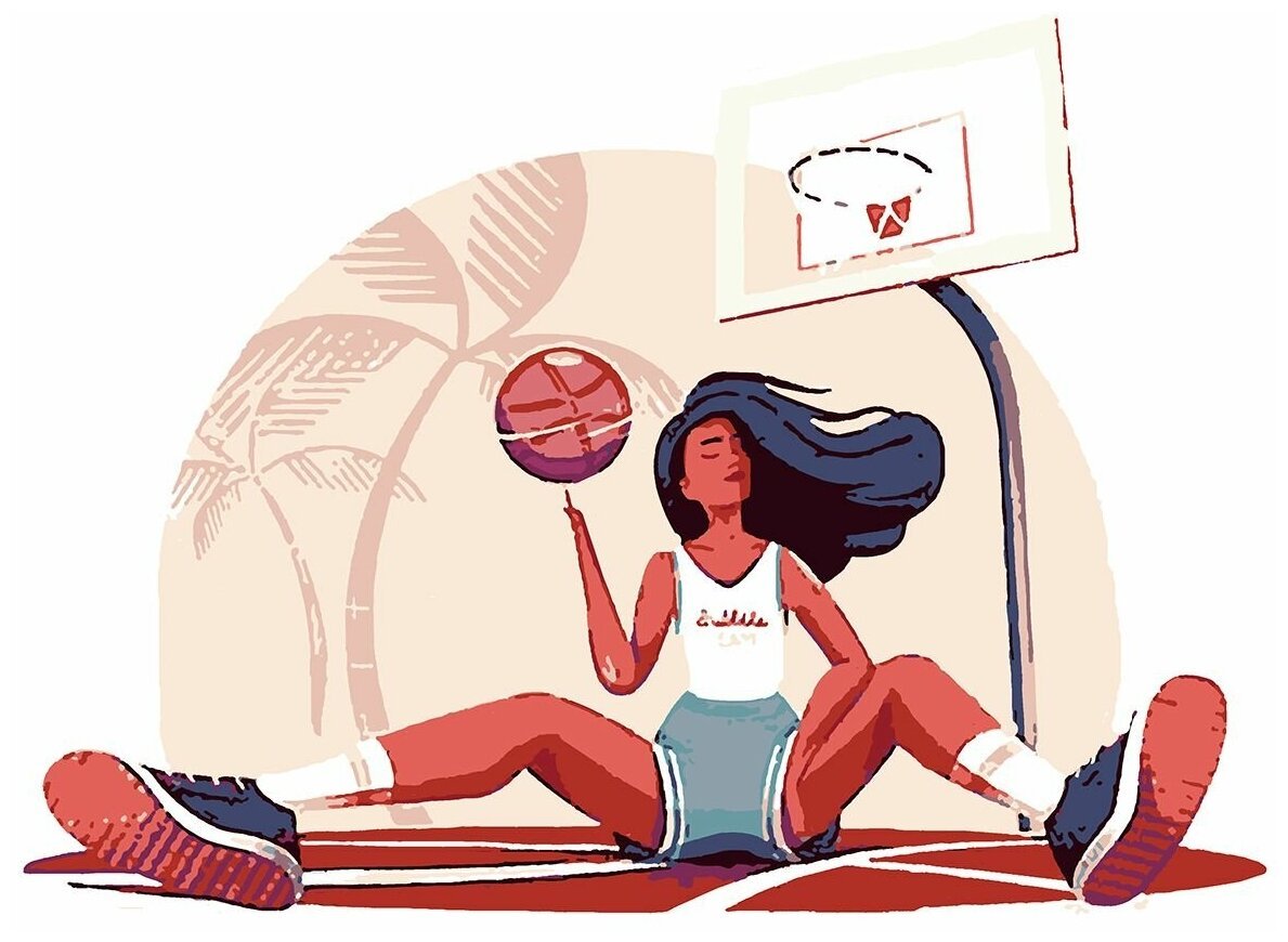 Баскетбол абстракция