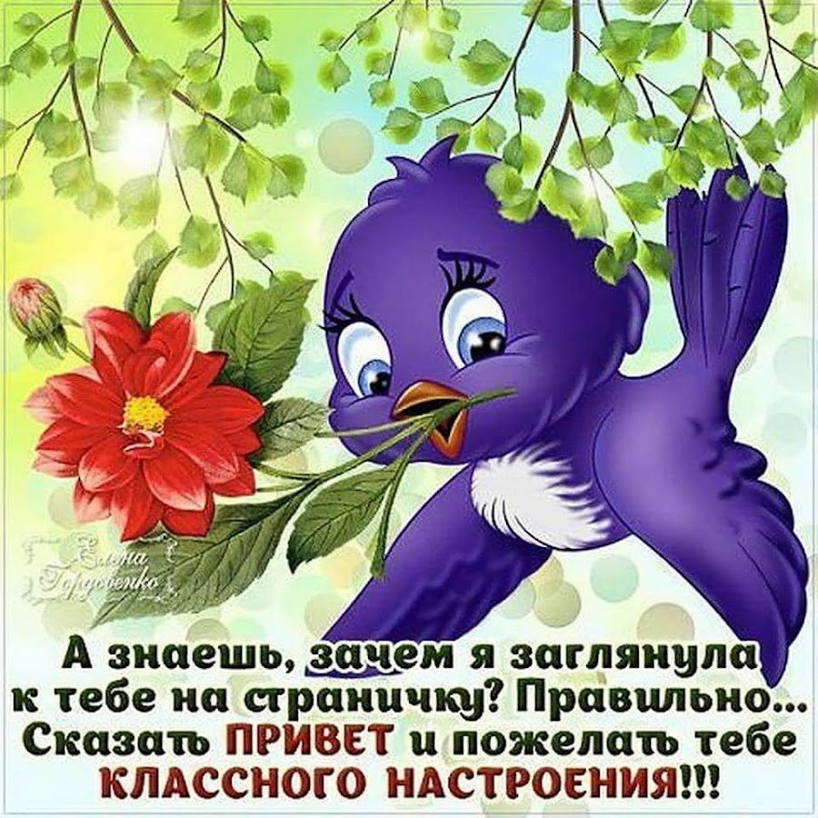 Заглянула на минутку пожелать хорошего настроения