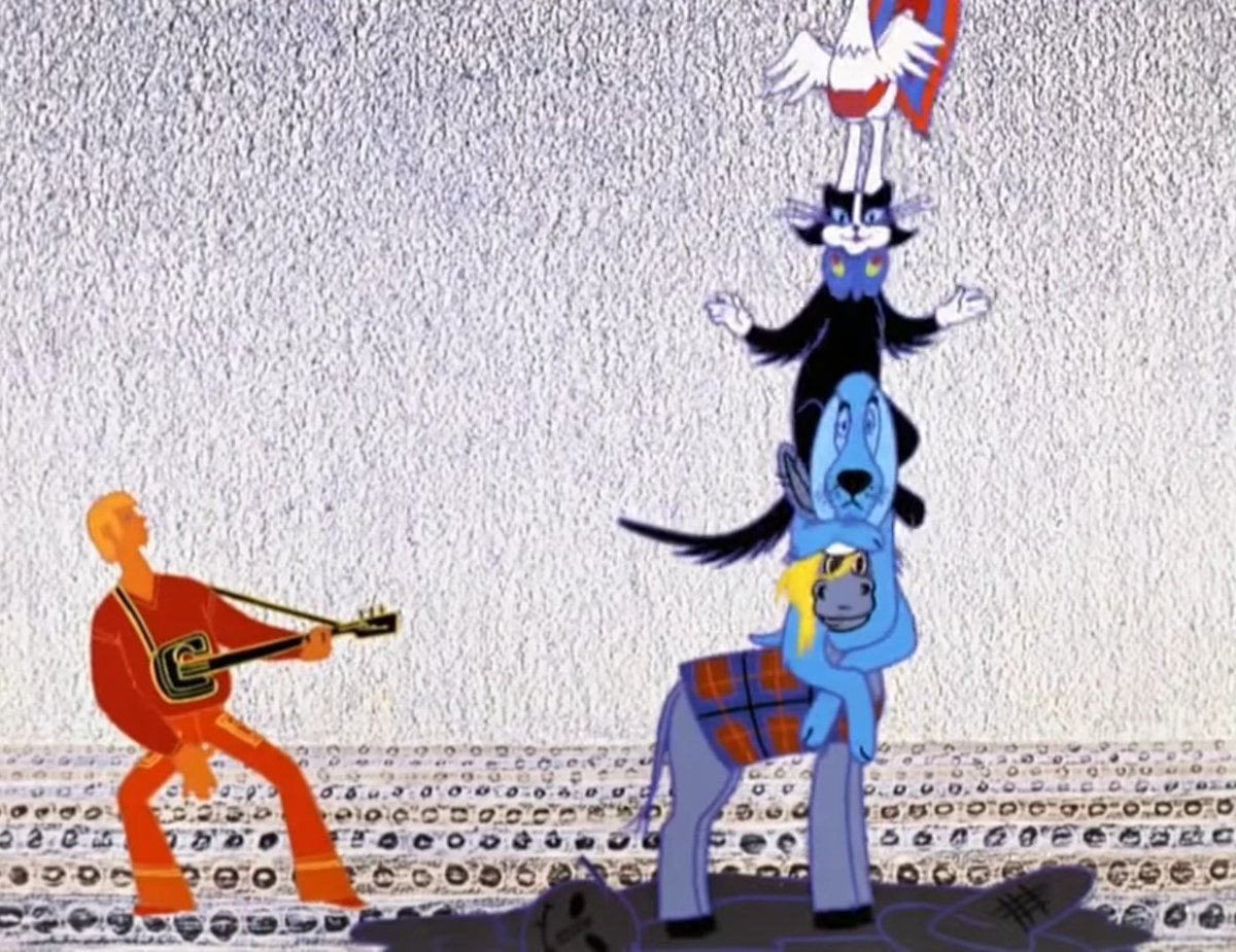 Бременские музыканты осёл мультфильм 1969