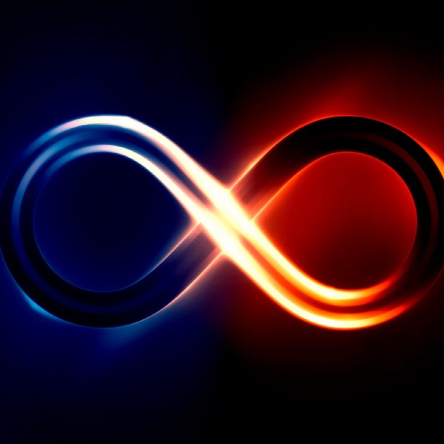 Гравировка со знаком бесконечности