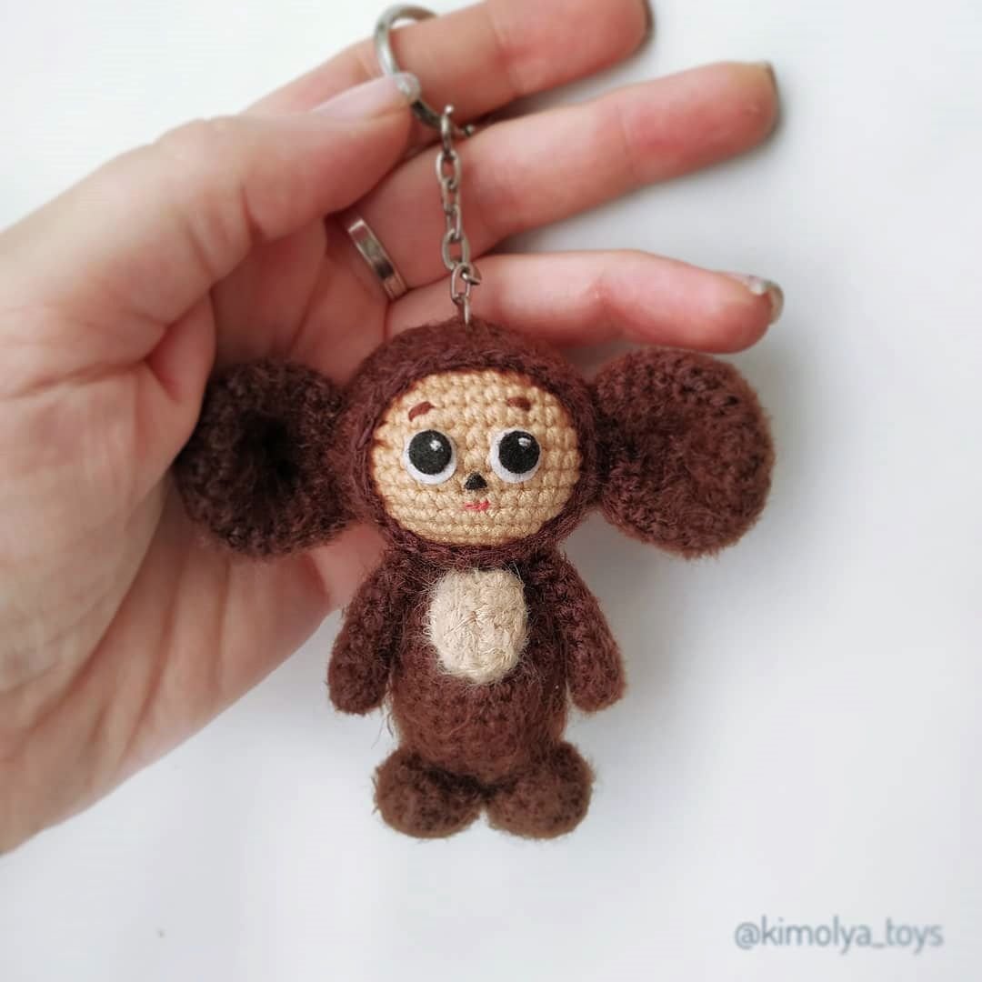 Чебурашка амигуруми