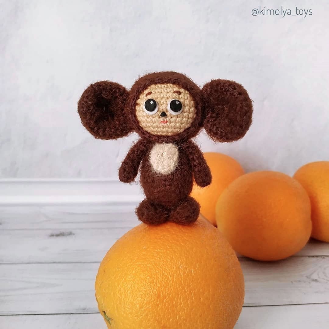 Чебурашка амигуруми