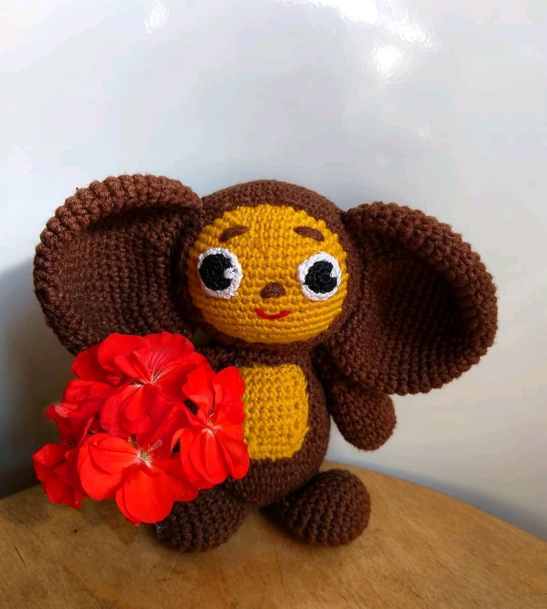 Амигуруми Чебурашка плюшевый