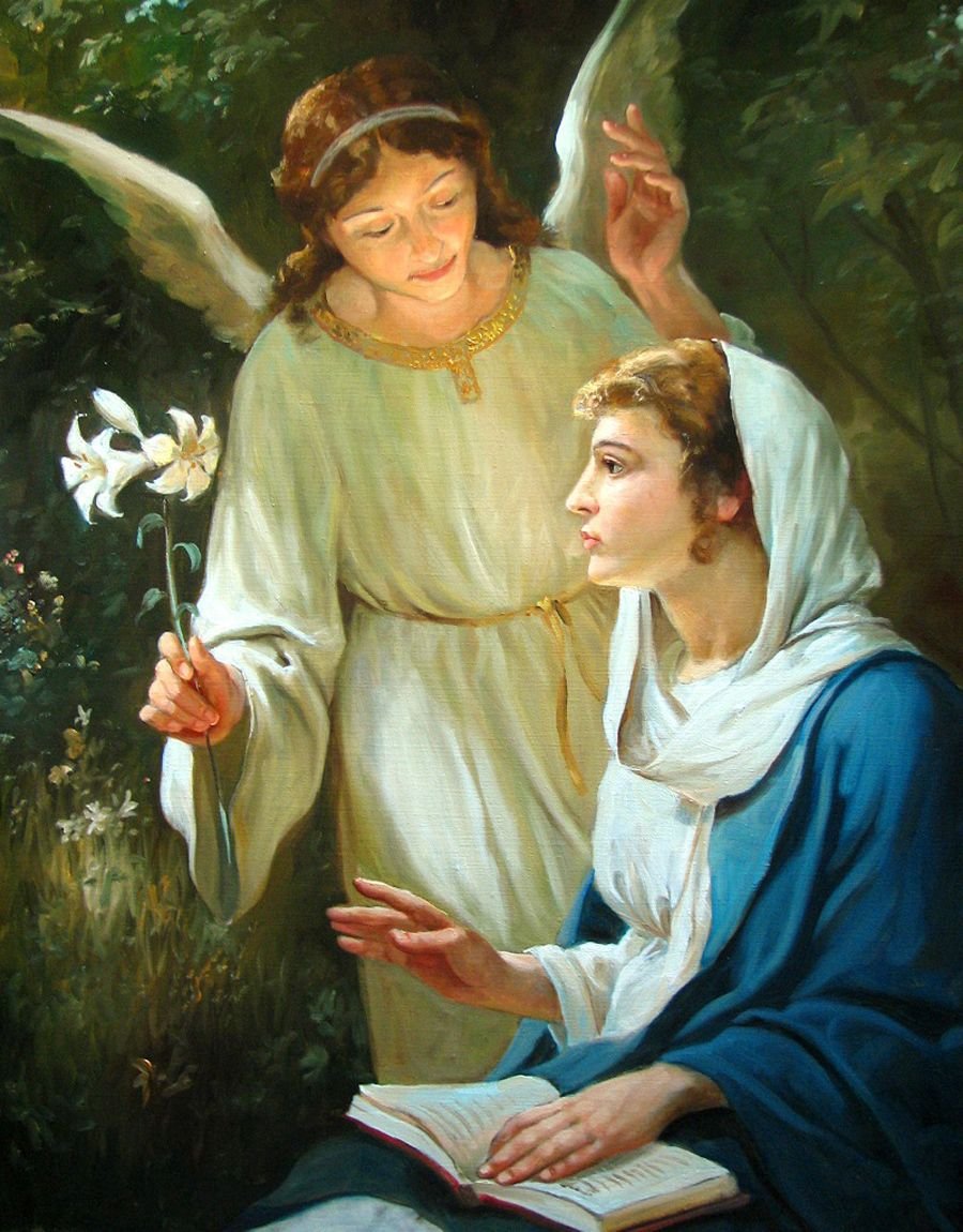 Архангел Гавриил и Дева Мария