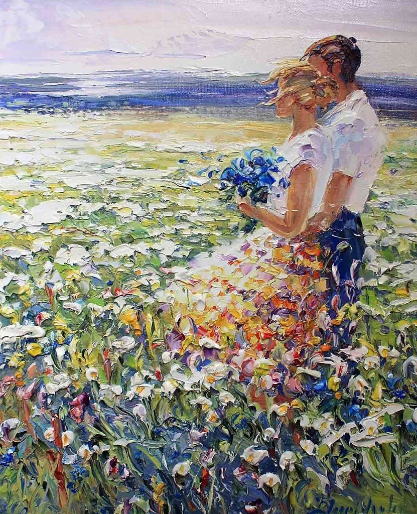 Осенний портрет живопись