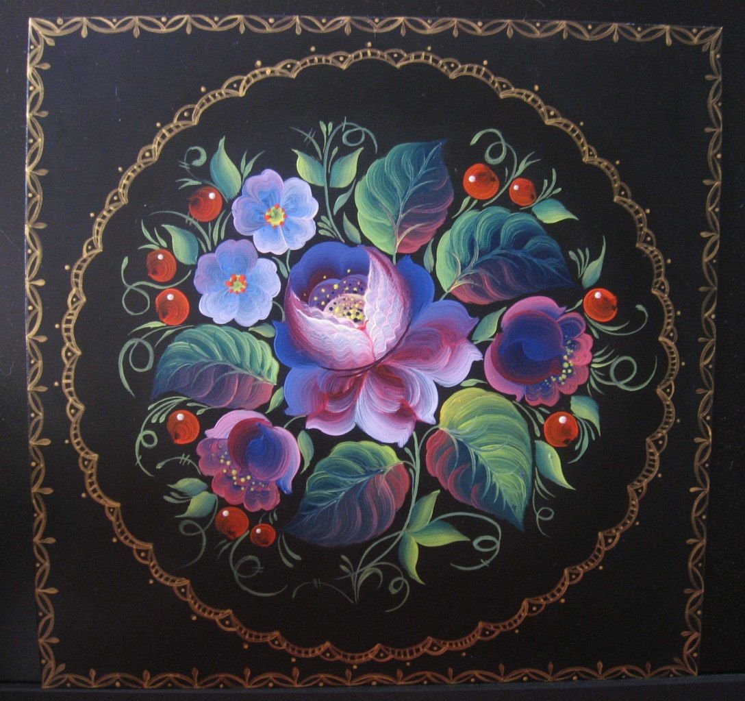 Урало Тагильская роспись